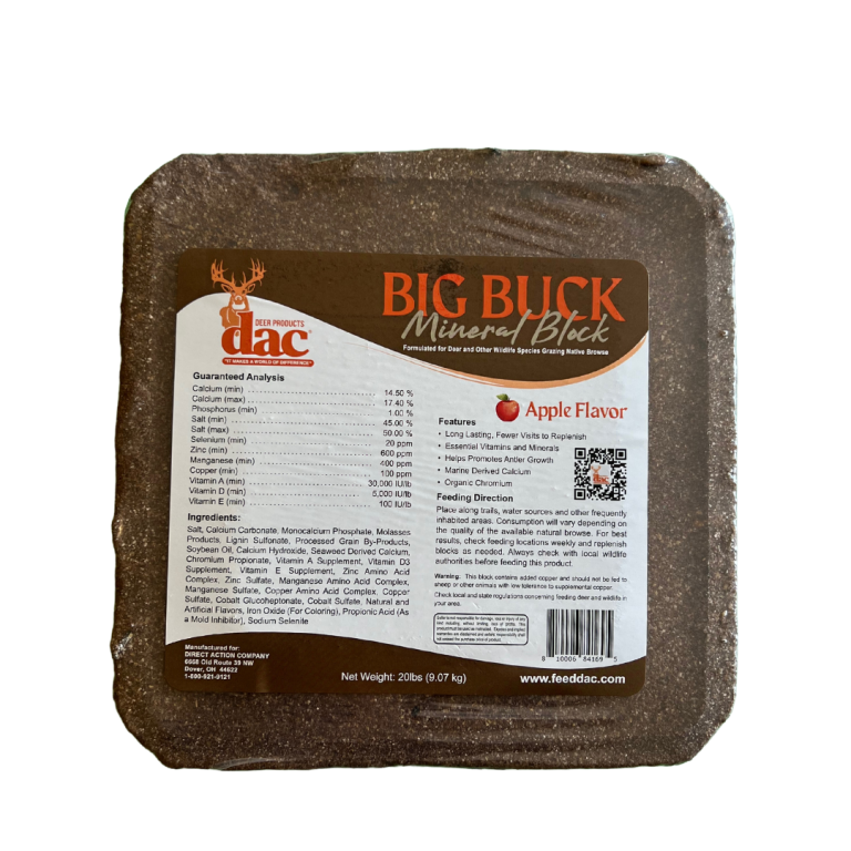 dac® Big Buck Mineral Block dac® Equine and Livestock Health and